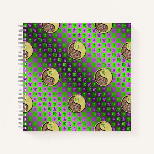 Virgo & Metal Boar Notizblock (Vorderseite)