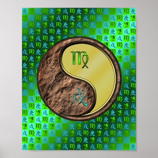 Virgo & Metal Dog Poster (Vorne)