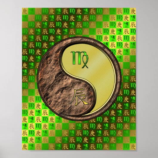 Virgo & Metal Dragon Poster (Vorne)