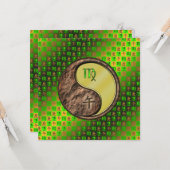 Virgo & Metal Horse Karte (Vorderseite/Rückseite Beispiel)