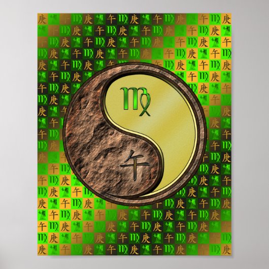 Virgo & Metal Horse Poster (Vorne)