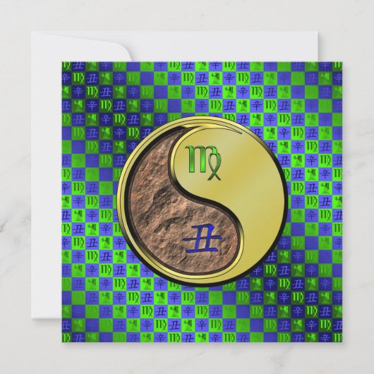 Virgo & Metal Ox Karte (Vorderseite)