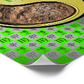 Virgo & Metal Rabbit Poster (Ecke)