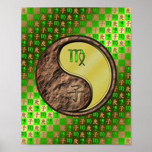 Virgo & Metal Rat Poster