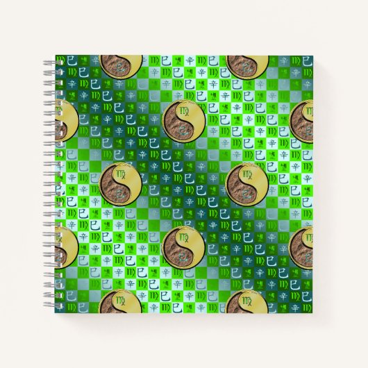 Virgo & Metal Snake Notizblock (Vorderseite)