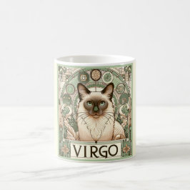 Virgo Meticulous Cat Zodiac Kaffeetasse