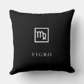 Virgo – Minimalist Zodiac Decorative Pillow Kissen (Rückseite)