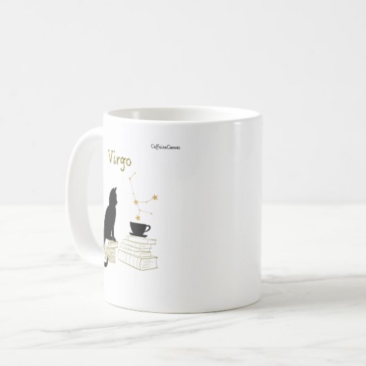 Virgo Morning Ritual Mug Kaffeetasse (Vorderseite Links)