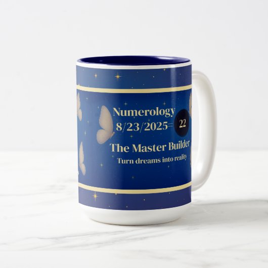 Virgo New Moon Vibes Astrologie Tasse (VorderseiteRechts)