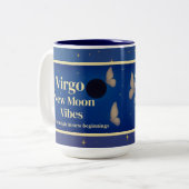 Virgo New Moon Vibes Astrologie Tasse (Vorderseite Links)