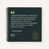 Virgo-Notebook Notizblock (Vorderseite)