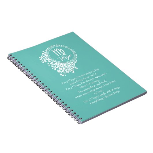 Virgo Notebook Notizblock (Rechte Seite)