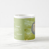 Virgo Olive Green Astrologie Zodiac Sign Tasse (Mittel)