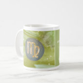Virgo Olive Green Astrologie Zodiac Sign Tasse (Vorderseite Links)