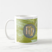 Virgo Olive Green Astrologie Zodiac Sign Tasse (Links)