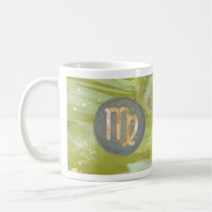 Virgo Olive Green Astrologie Zodiac Sign Tasse