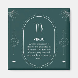 Virgo passen den Namen 12 Zeichen des Zodiaks an Magnet