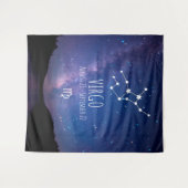 Virgo | Personalisierte Astrologie Wandteppich (Vorderseite (Horizontal))