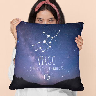Virgo   Personalisierte Sternbilder Kissen