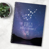 Virgo | Personalisiertes Zodiac Constellation Note Notizblock