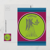 Virgo Postcard Postkarte (Vorne/Hinten)