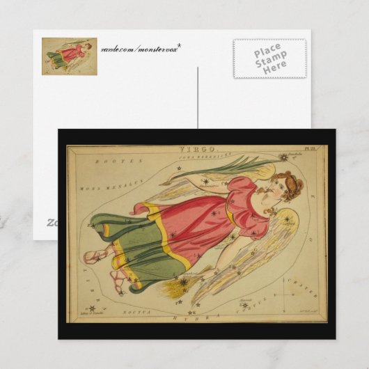 Virgo Postcard Postkarte (Vorne/Hinten)