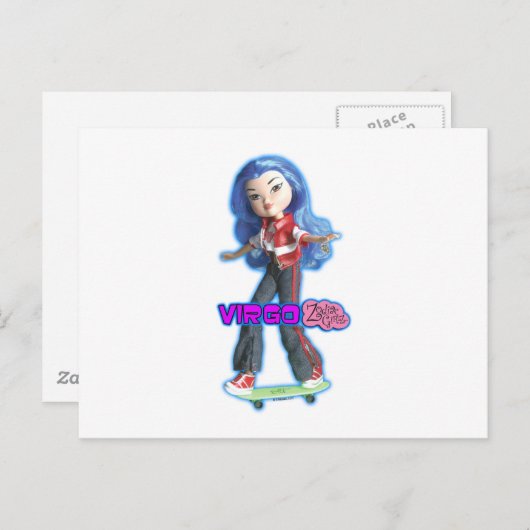 Virgo Postcard Postkarte (Vorne/Hinten)