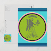 Virgo Postcard Postkarte (Vorne/Hinten)
