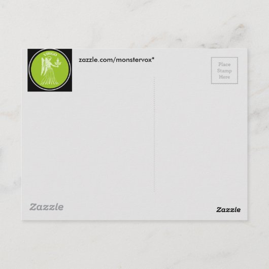 Virgo Postcard Postkarte (Rückseite)