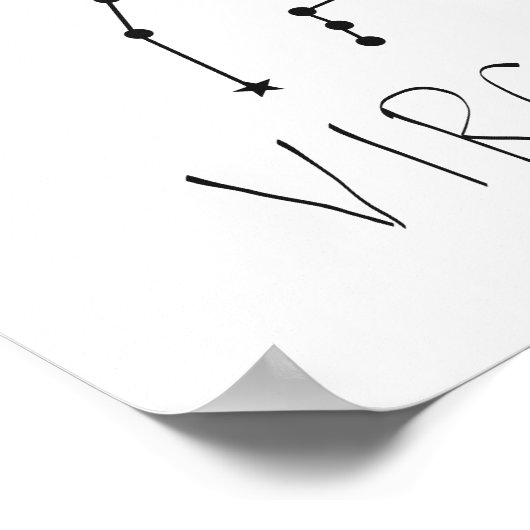 Virgo Poster (Ecke)