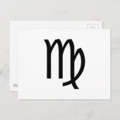 Virgo Postkarte (Vorne/Hinten)