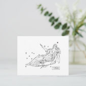 Virgo Postkarte (Stehend Vorderseite)