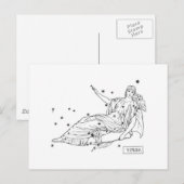 Virgo Postkarte (Vorne/Hinten)