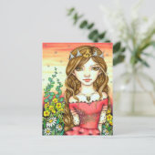 Virgo Postkarte (Stehend Vorderseite)