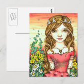 Virgo Postkarte (Vorne/Hinten)