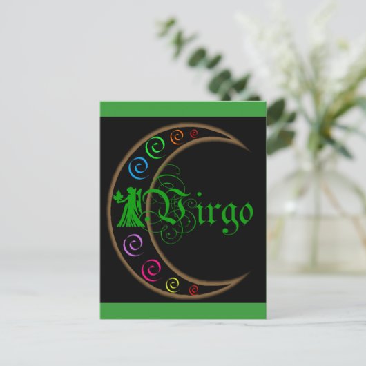 Virgo Postkarte (Stehend Vorderseite)