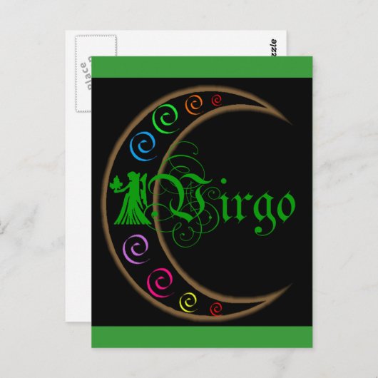 Virgo Postkarte (Vorne/Hinten)