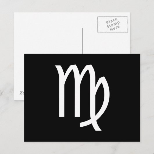 Virgo Postkarte (Vorne/Hinten)