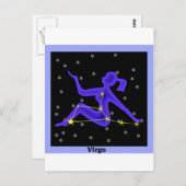 Virgo Postkarte (Vorne/Hinten)