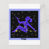 Virgo Postkarte (Vorderseite)