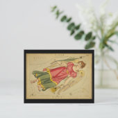 Virgo Postkarte (Stehend Vorderseite)