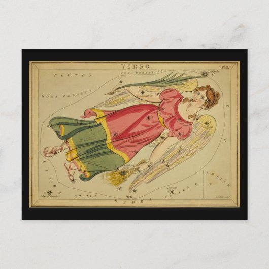 Virgo Postkarte (Vorderseite)