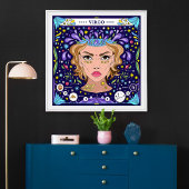Virgo: "Pure Perfection" Zodiac Poster