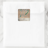 Virgo Quadratischer Aufkleber (Tasche)