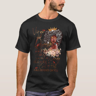Virgo Queen Sweet as Candy Birthday for Black Wom T-Shirt