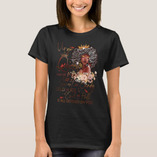 Virgo Queen Sweet as Candy Birthday for Black Wom T-Shirt