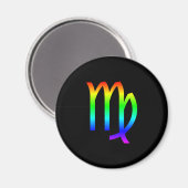 Virgo Rainbow Magnet (Vorderseite/Rückseite)