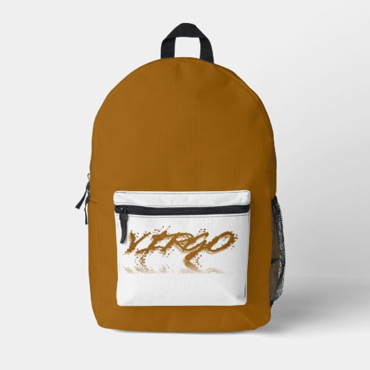 Virgo Reflection Bedruckter Rucksack (Vorderseite)