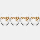 Virgo Reflection Weinglas Ohne Stiel (Links)