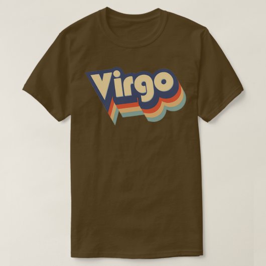 Virgo Retro T-Shirt (Design vorne)